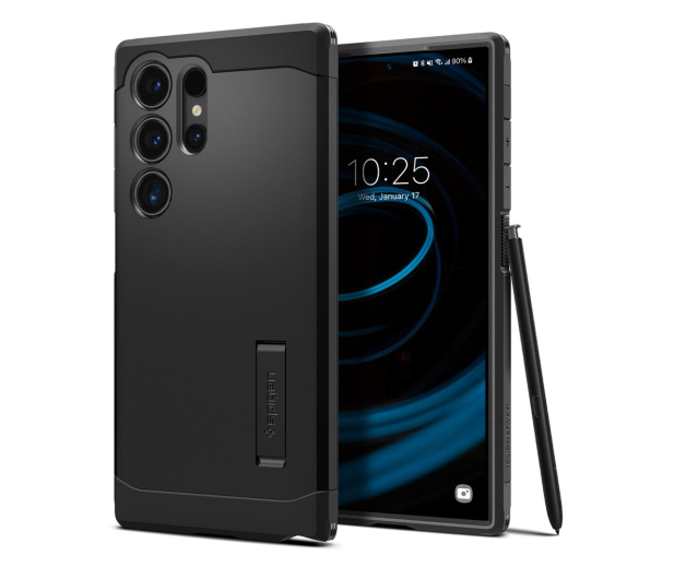 SPIGEN Tough Armor do Samsung Galaxy S24 Ultra Black ACS07300 - 1211637 - zdjęcie